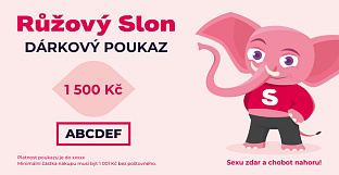 Vánoční soutěž o dárkový poukaz v hodnotě 1500 Kč: Udělej si radost na RůžovýSlon.cz