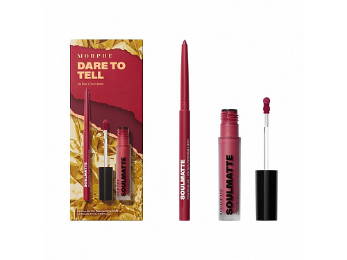 Morphe Lip Duo Dare To Tell Dárkový Set 1 kus