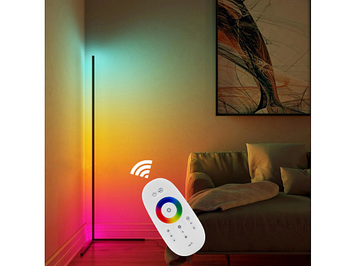 BOT Nordic stojací LED lampa N1 140 cm RGB Barva: Černá